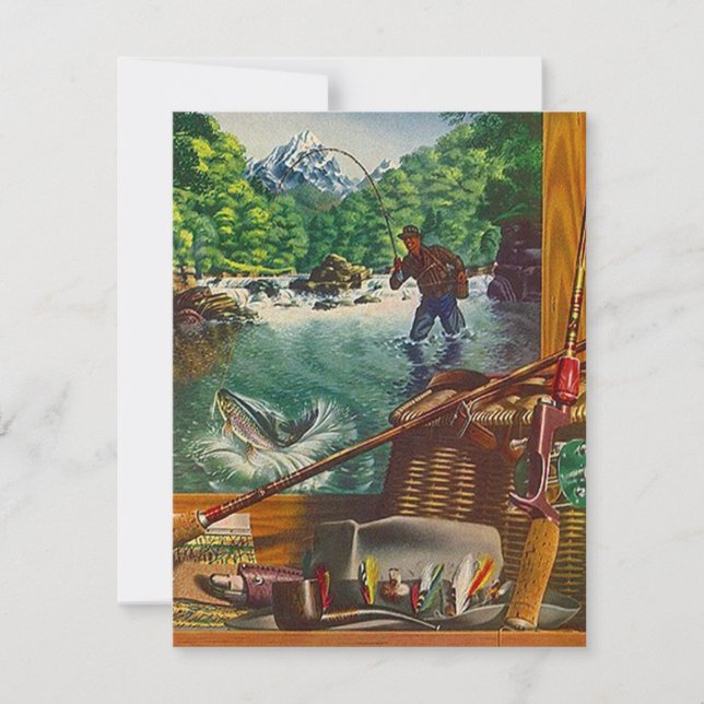 Anúncio Eu mudei o diário de pesca para casa (Frente)