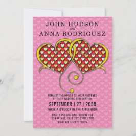 Anúncio Eu te amo Design com coração Dourado