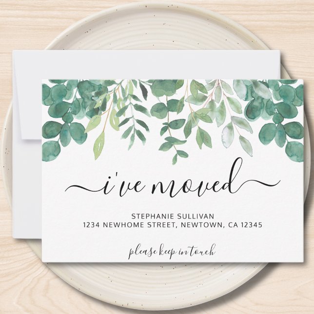 Anúncio Eucalyptus Greenery, mudei-me (Criador carregado)