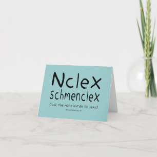 Anúncio Exame de Enfermagem do NCLEX Schmenclex
