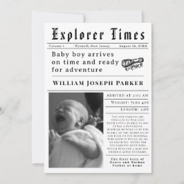 Anúncio Explorer Times Newborn Birth
