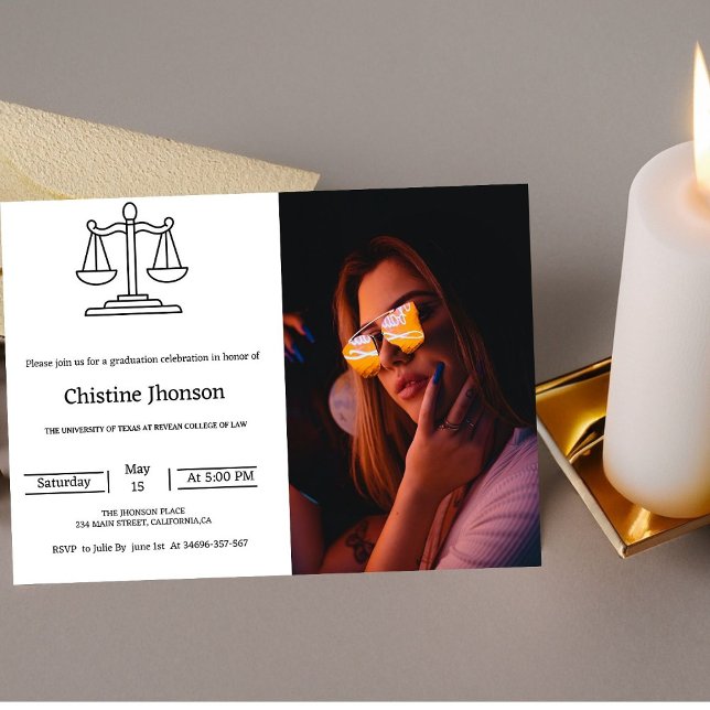 Anúncio Faculdade de Direito de guiamento simples (Criador carregado)