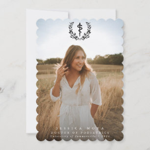 Anúncio Faculdade de Medicina de Asclepius Negro 2 Gradua