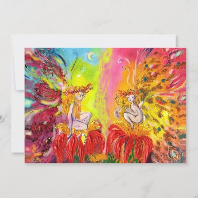 Anúncio FADAS DO AMANHECER, Faíscas Douradas de Magia (Frente)