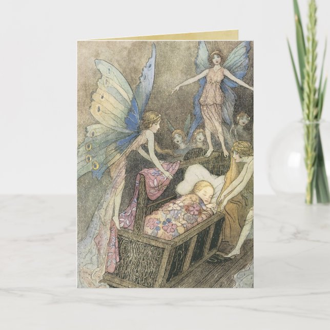 Anúncio Faerie Blessings on your new Baby (Frente)