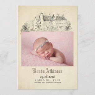 Anúncio Fairytale Castle Princess Newborn Baby Photo Birt