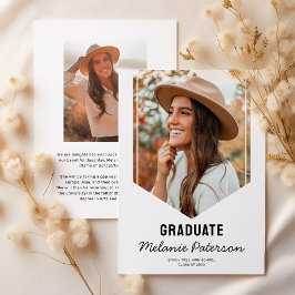 Anúncio Faixa de Graduado Moderna Foto de Formatura