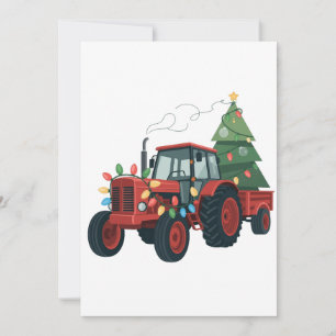 Anúncio Farmer Trator Xmas Lighting Trator Natal