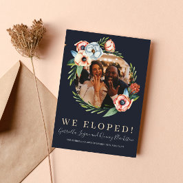 Anúncio Farmhouse Floral Anemone Greenery Wreath Elopement