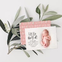 Febre simples rosa moderna