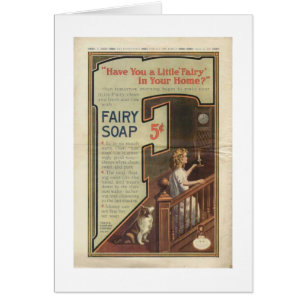 Anúncio feericamente do sabão do vintage,