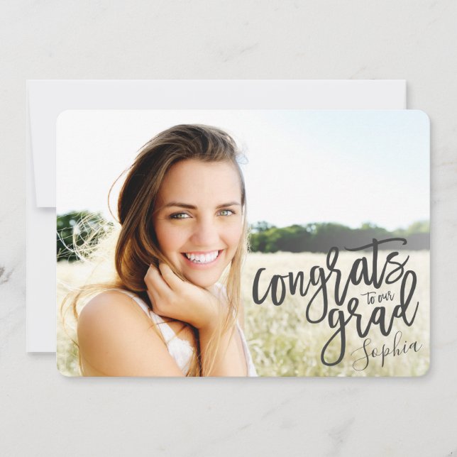 ANÚNCIO FELICITA A NOSSA GRADUAÇÃO DE SCRIPT DE FORMANDO (Frente)