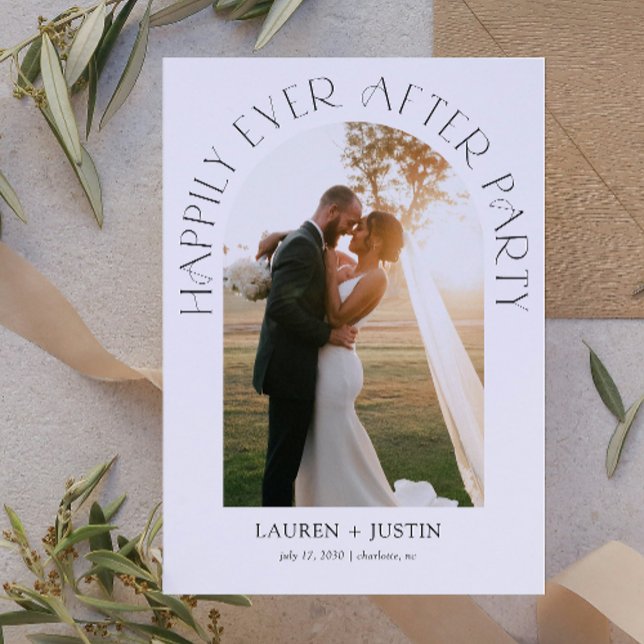 Anúncio Feliz Casamento de Foto em Festa (Criador carregado)