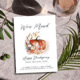 Anúncio Feliz Dia de Ação de Graças do nosso Novo Moviment