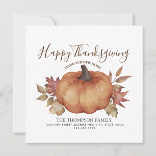 Anúncio Feliz Dia de Ação de Graças Novo Pumpkin Em Casa