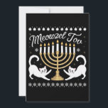 Anúncio Feliz Meowzel Tov Chanukah Hanukkah Suéter Feio Di<br><div class="desc">Feliz Meowzel Tov Chanukah Hanukkah Suéter Feio Divertido</div>