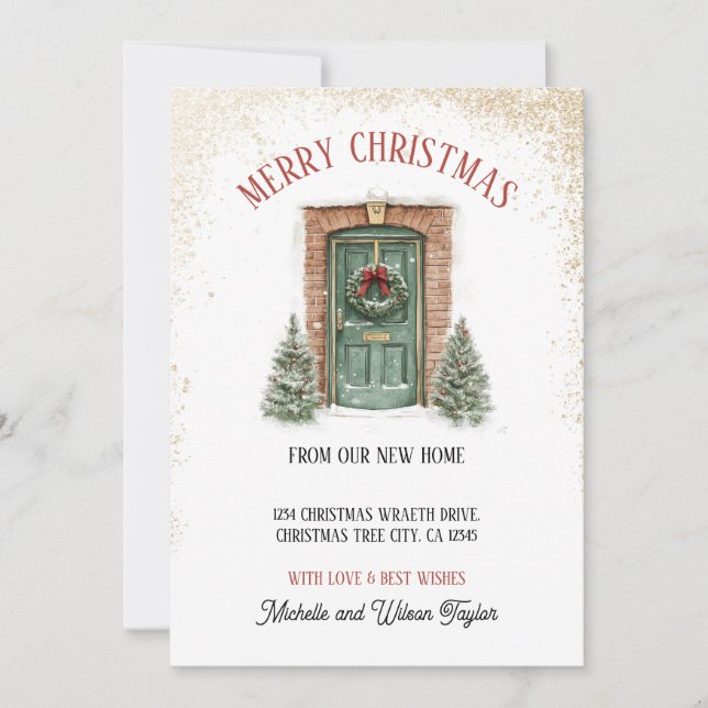 Anúncio Feliz Natal da Nova Terra Natal (Frente)