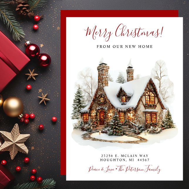 Anúncio Feliz Natal Mudança de Casa Nova (Criador carregado)