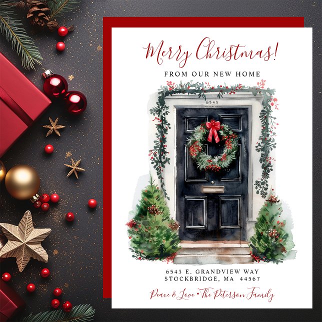 Anúncio Feliz Natal Novo Movimento da Porta da Frente (Criador carregado)