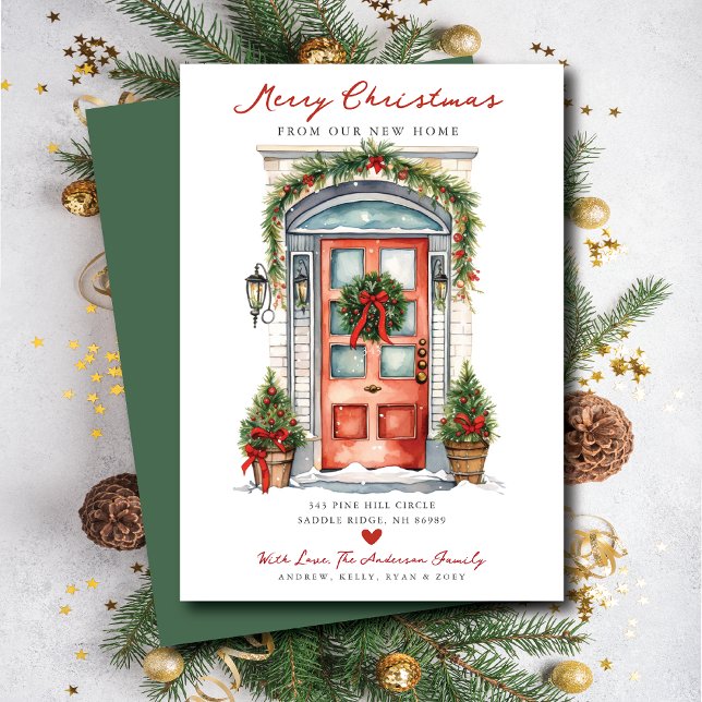 Anúncio Feliz Natal Novo Movimento da Porta Doméstica (Criador carregado)