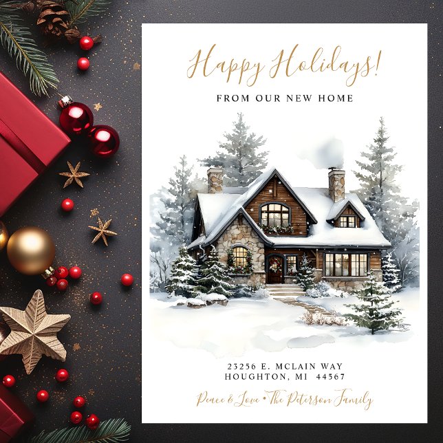 Anúncio Feliz Natal Russo Novo Movimento Doméstico (Criador carregado)