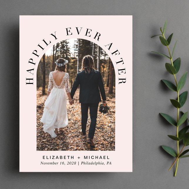 Anúncio Feliz Nunca Depois Da Recepção de casamento De Fot (Criador carregado)