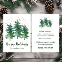 Felizes Feriados Novas Árvores de Pinheiros Domést