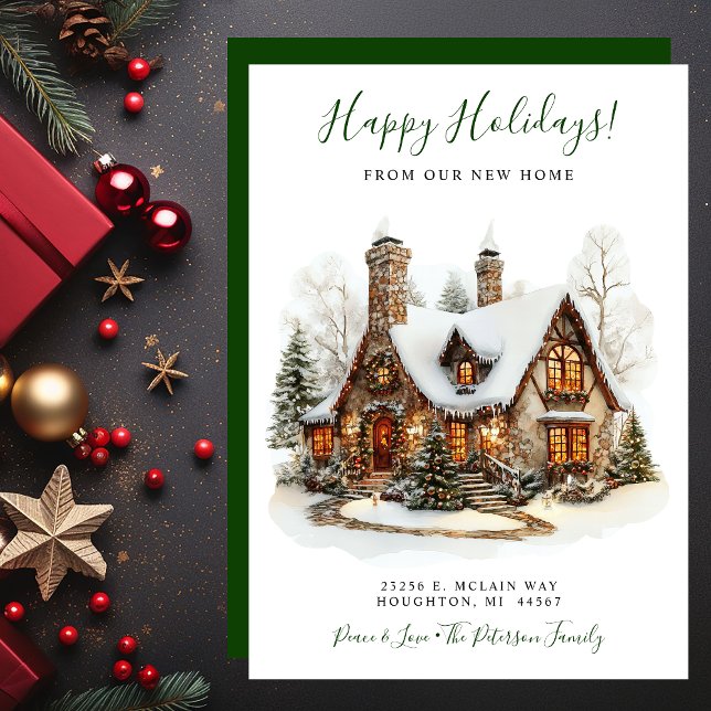 Anúncio Felizes Feriados Novo Movimento Doméstico (Criador carregado)