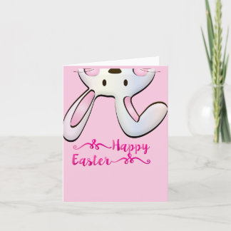 Anúncio Felz pascoa perfeito, coelho rosa