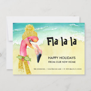 Anúncio Feriados Felizes Flamingo em Nossa Nova Casa