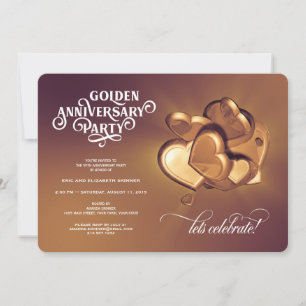 Anúncio Festa de Aniversário de 50 Anos de Ouro (Versão 3)