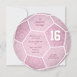 Anúncio festa de aniversário de temas poeirentos rosa