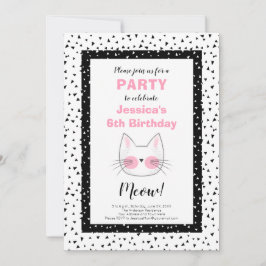 Anúncio Festa de aniversário retrô para uma garota que ama