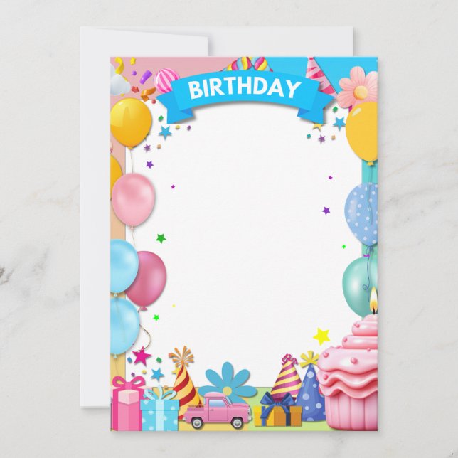 ANÚNCIO FESTA DE BDAY (Frente)