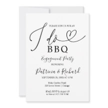 Festa de Compromisso Black And White I DO BBQ