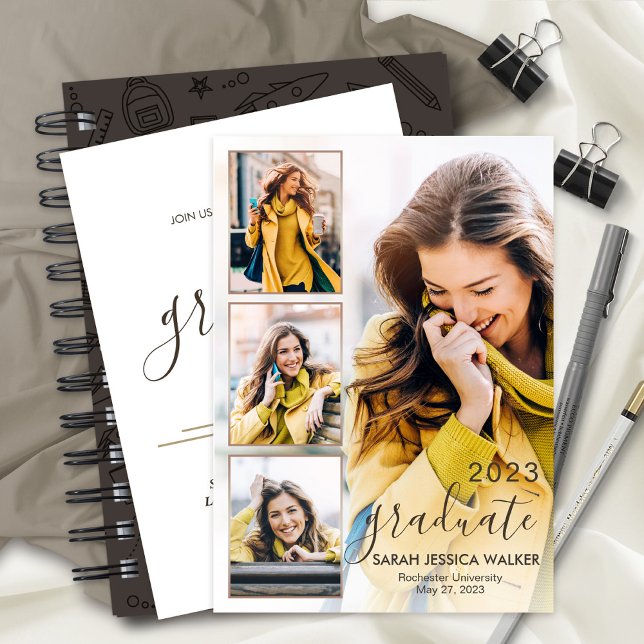 Anúncio Festa de formatura 4 Universidade de fotos 2023 (Criador carregado)