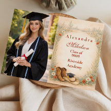 Festa de Formatura de Cowgirl Boho com Fotos