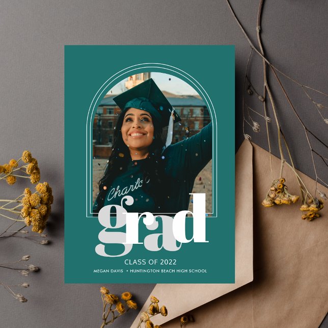 Anúncio Festa de formatura de Fotografias do Trendy Arch (Criador carregado)