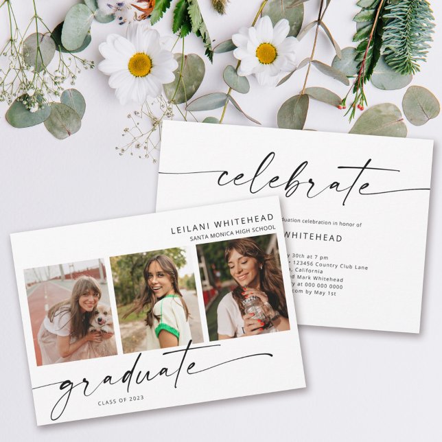 Anúncio Festa de formatura de Fotografias Moderna 3 (Criador carregado)