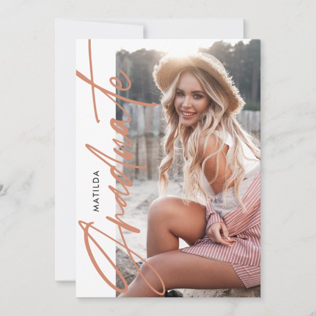 Anúncio Festa de formatura geométrica de fotografia terrac (Frente)