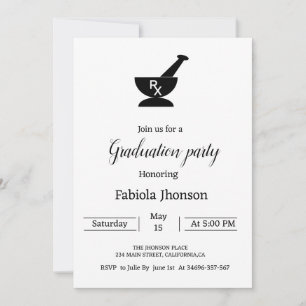 Anúncio Festa de formatura minimalista da universidade far