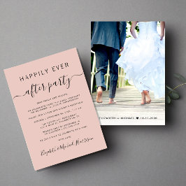 Anúncio Festa de Foto com Blush de Recepção Felizes para S