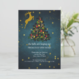 Anúncio Festa de Natal Feliz Novo Movimento Doméstico