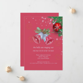 Anúncio Festa de Natal Feliz Novo Movimento Doméstico