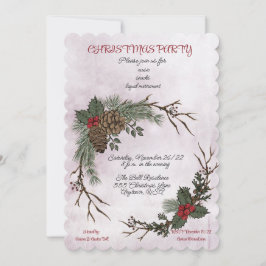 Anúncio Festa de Natal Pine Cone Wreath