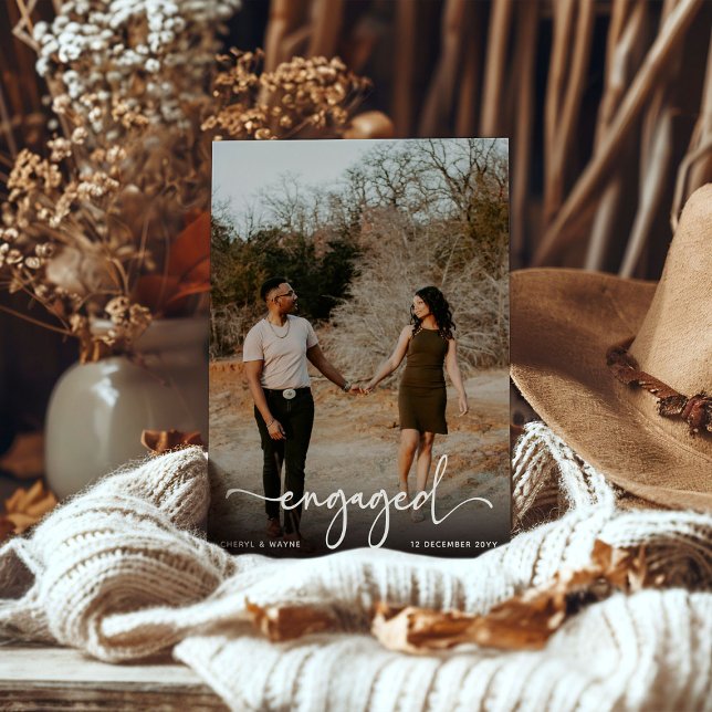 Anúncio Festa de noivado de Fotografias Envolvidas por Scr (Criador carregado)