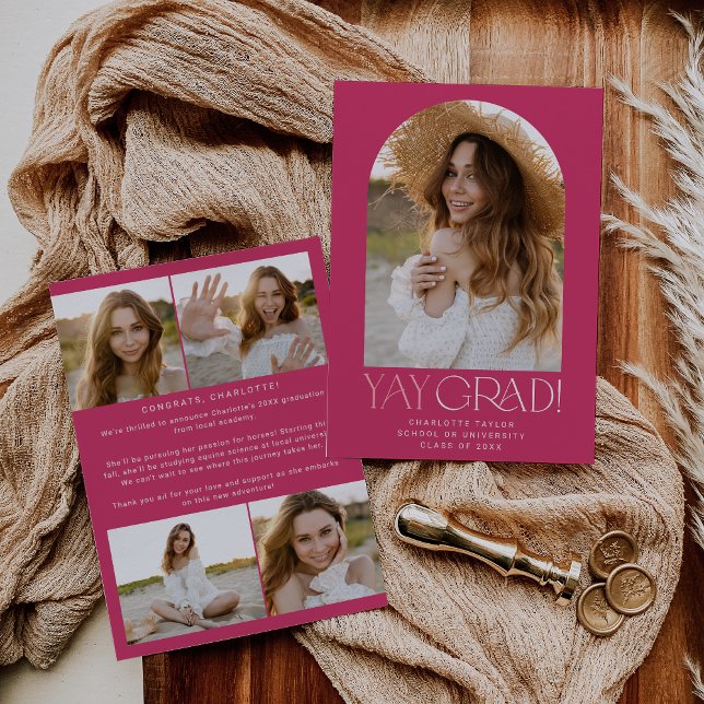 Anúncio Fete Moderno | Graduação em arco fotográfico Forma (Criador carregado)