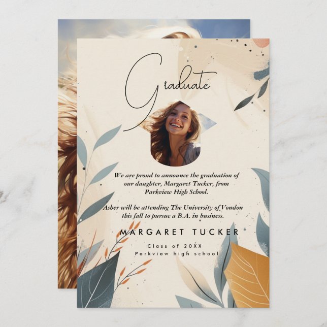 Anúncio Filha de Graduação (Frente/Verso)