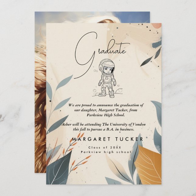 Anúncio Filha de Graduação (Frente/Verso)