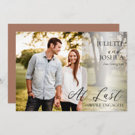 Anúncio Finalmente estamos no lançamento do Noivado de fot